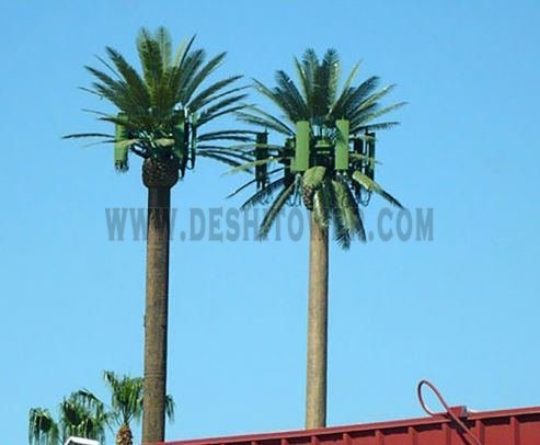 Bionic Communication Tower Single Tube Tree Tower