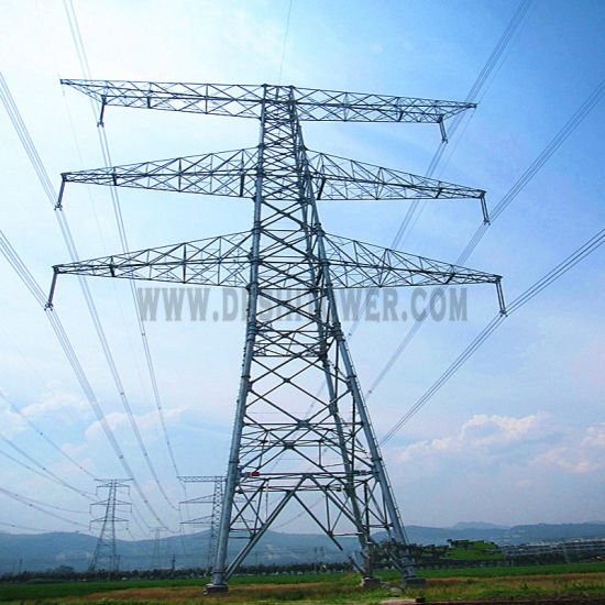 10kv-1100kv Electric Power Transmission Galvanized Steel Tube Tower
